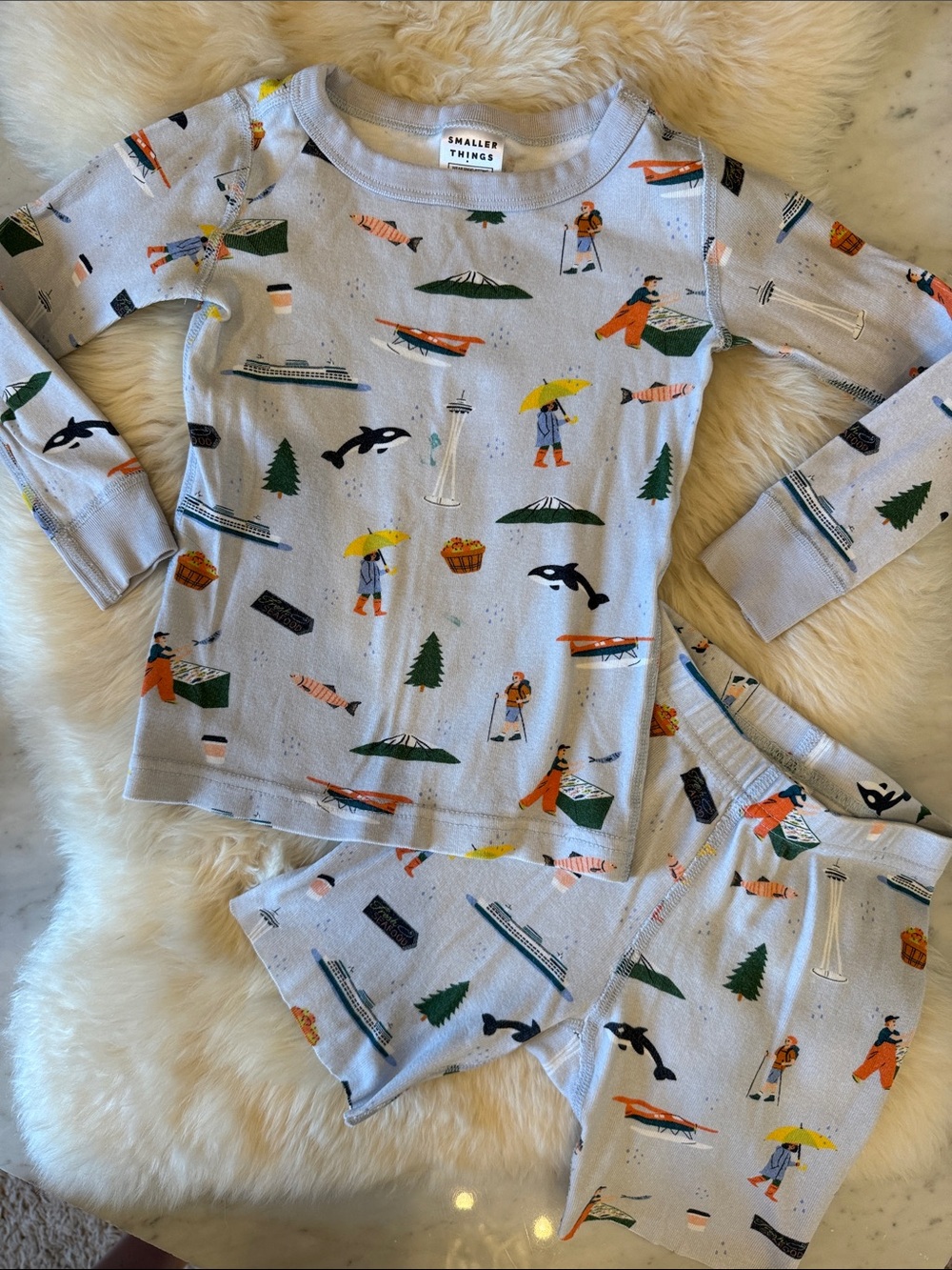 Smaller Things Seattle Pajama Set 3T